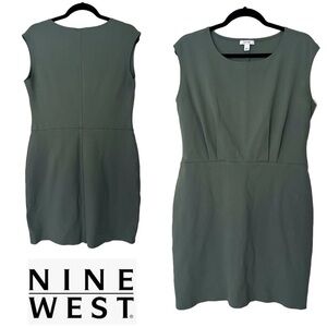 Nine West Olive Green Dress